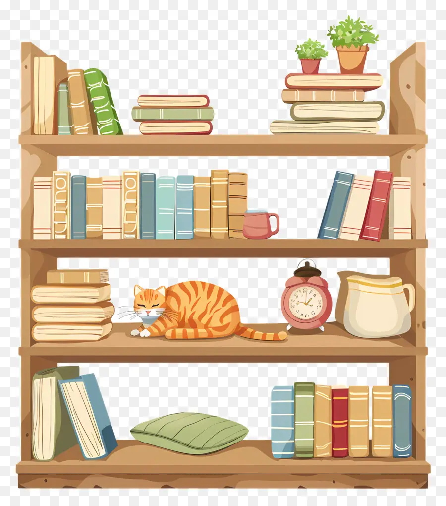 Estantería，Bookshelf PNG