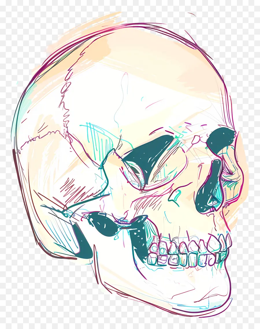 Cráneo，Cráneo Humano PNG