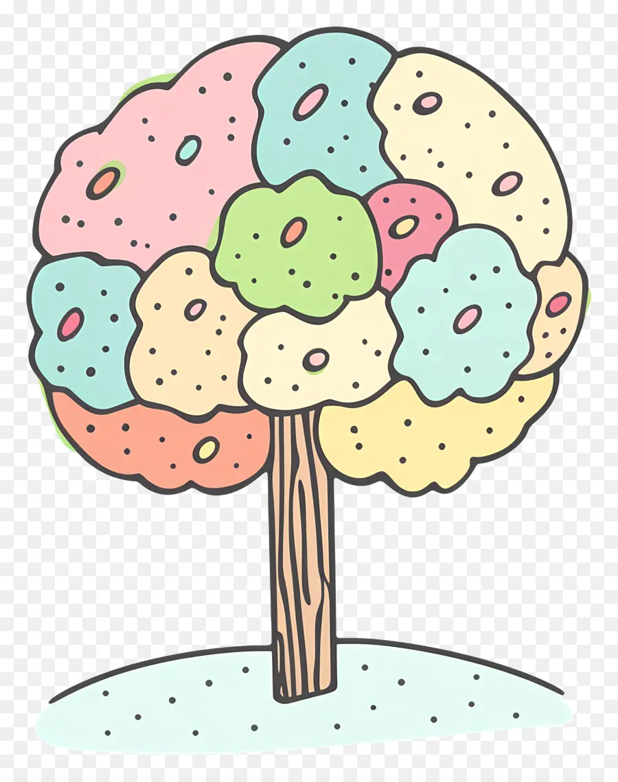 Árbol，Colorido árbol PNG