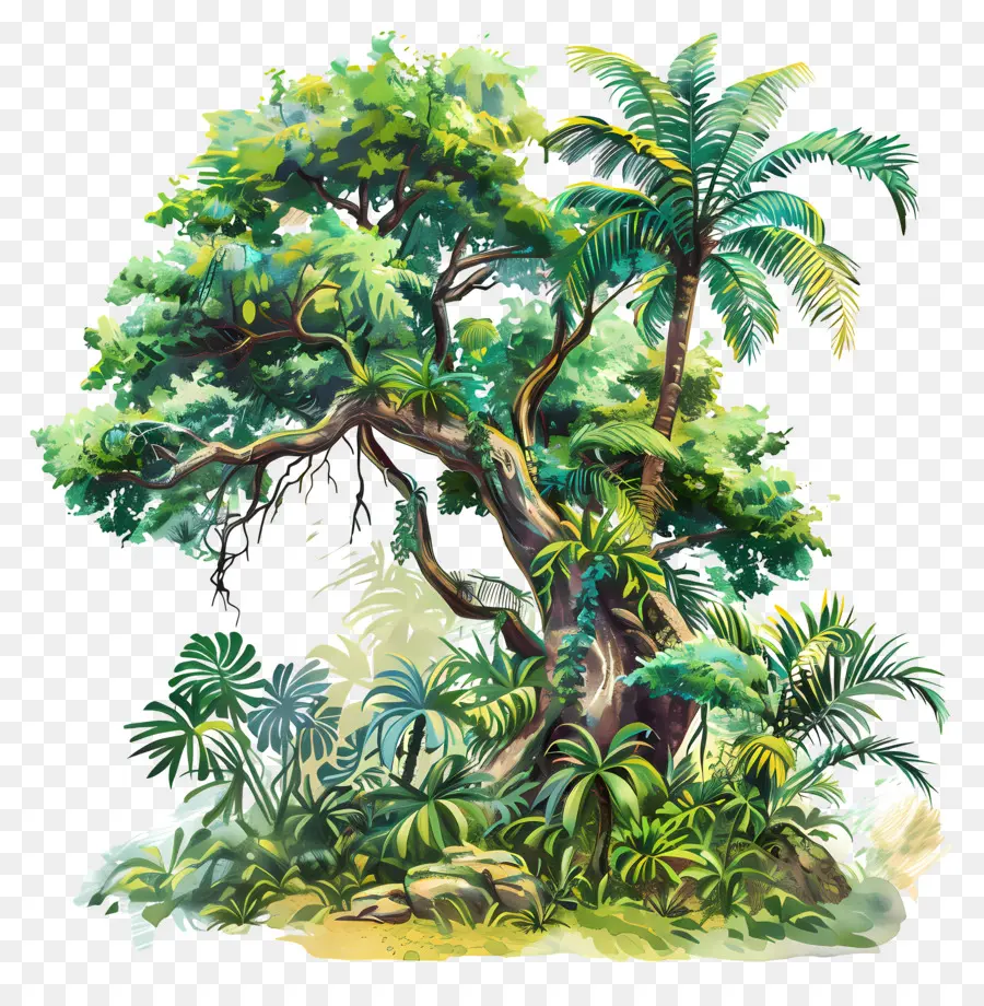 La Selva De árbol，Bosque Tropical PNG