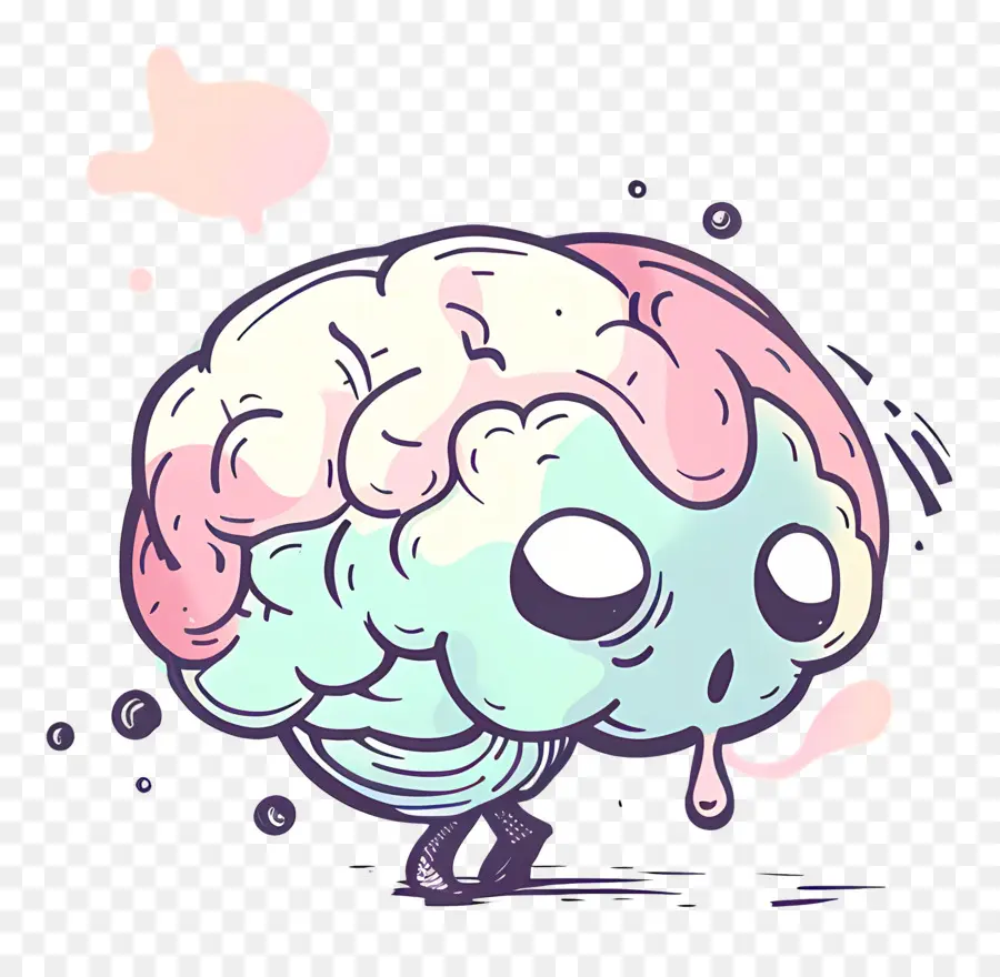 Cerebro De Garabatos，Dibujos Animados Cerebro PNG