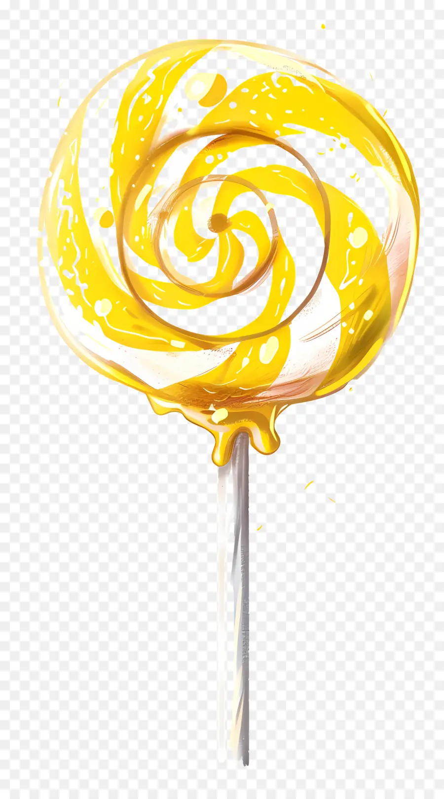 Piruleta，Amarillo PNG