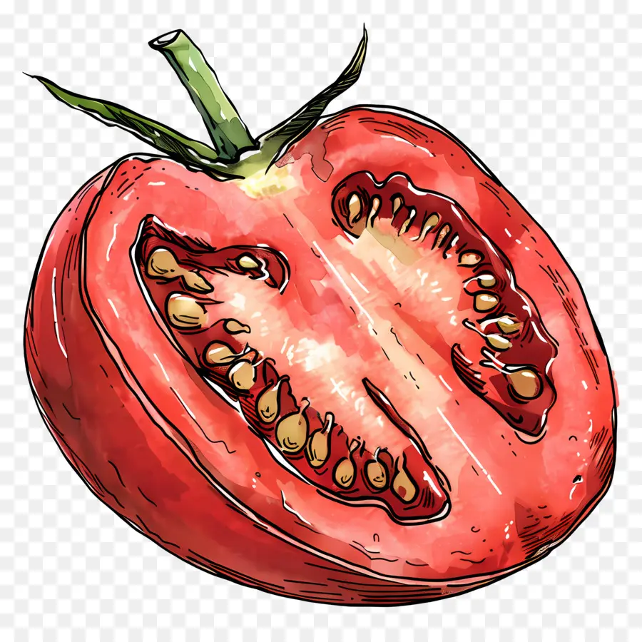 Rodaja De Tomate，Tomate PNG