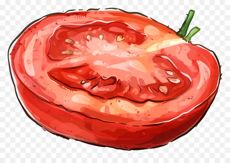 Rodaja De Tomate，Tomate PNG