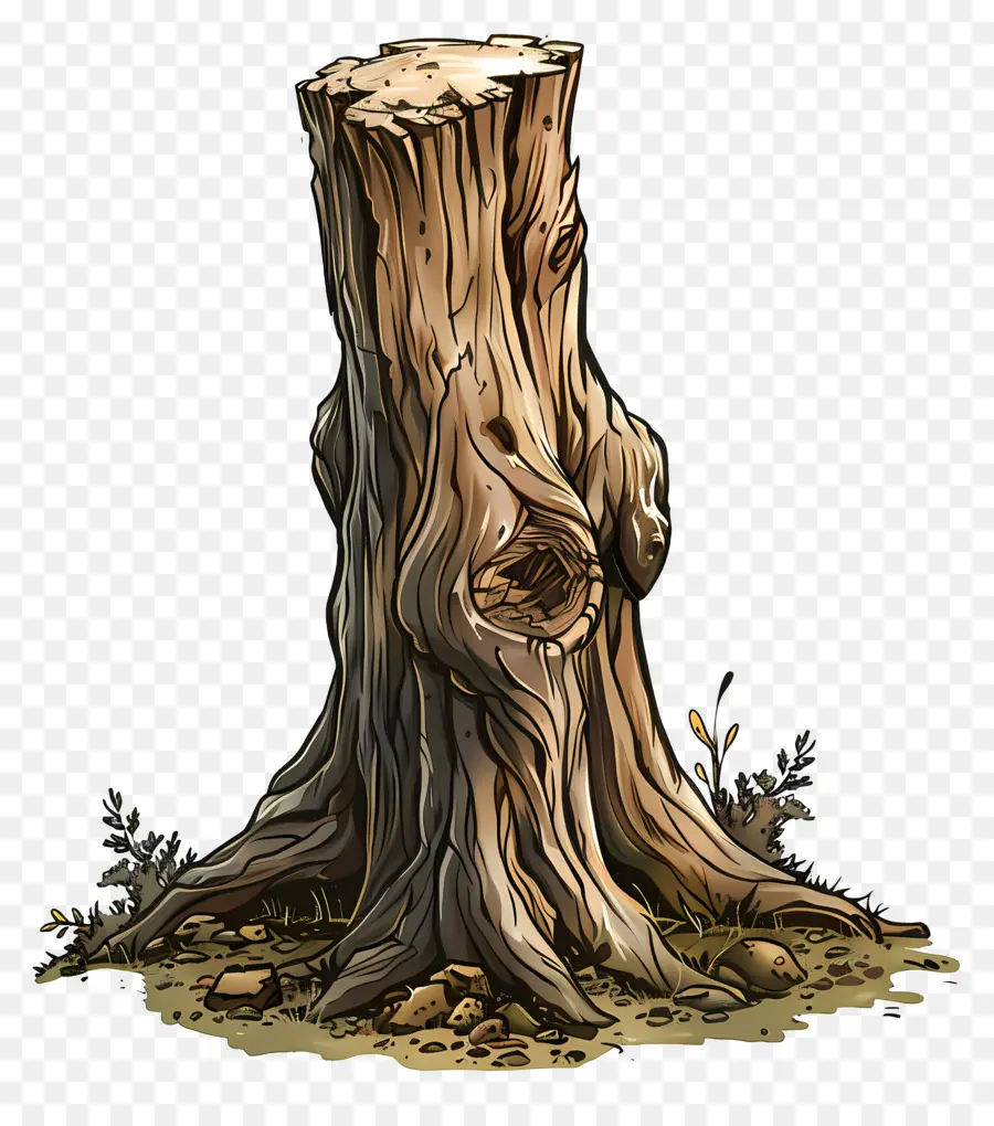 Tocón，Tocón De árbol PNG