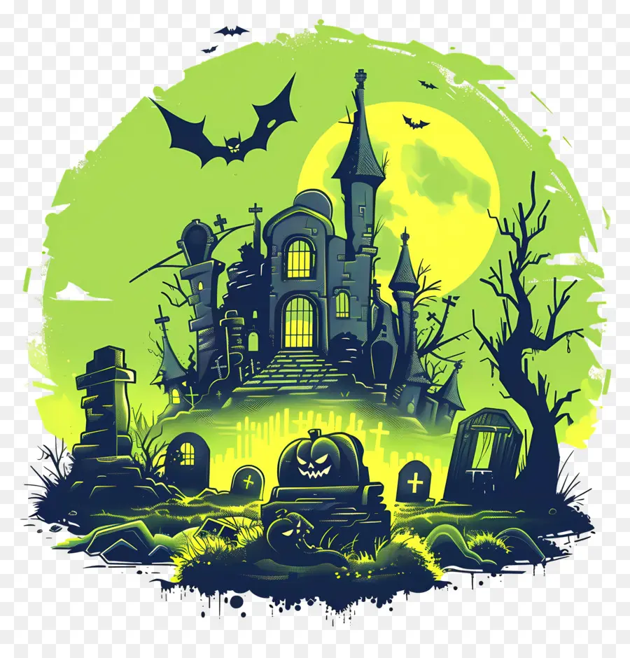 Cementerio De Halloween，Cementerio PNG