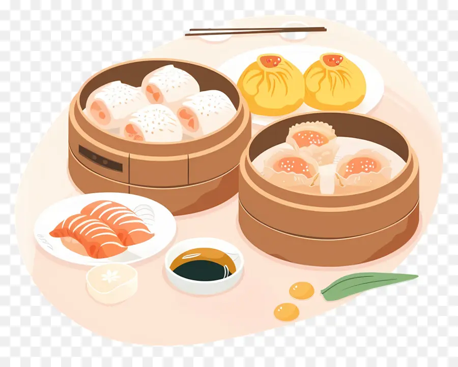 Dim Sum，Cocina China PNG