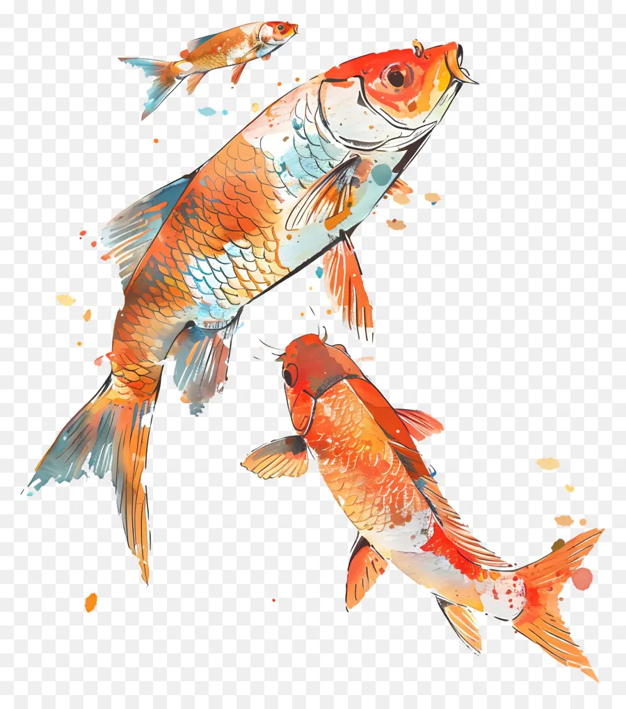 Pez En Agua，Los Peces PNG