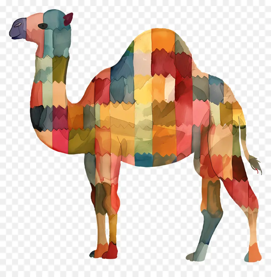 Camello，Pintura A La Acuarela PNG