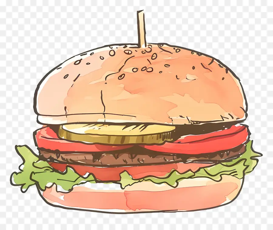 Hamburgo，Hamburguesa Con Queso PNG