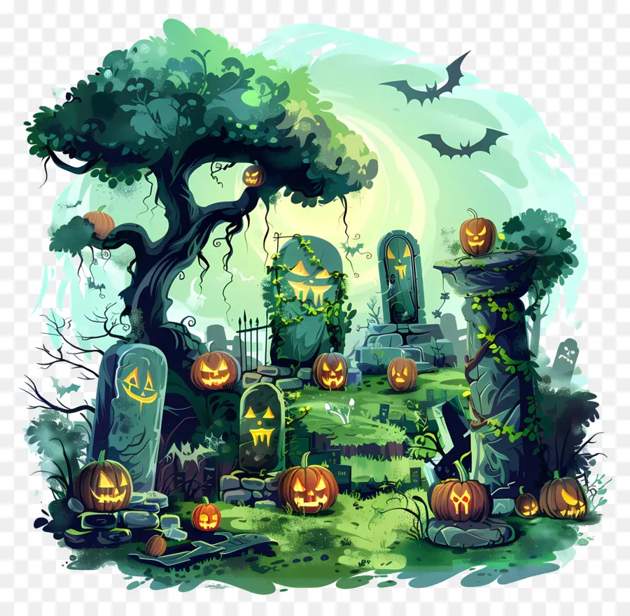 Cementerio De Halloween，Halloween PNG