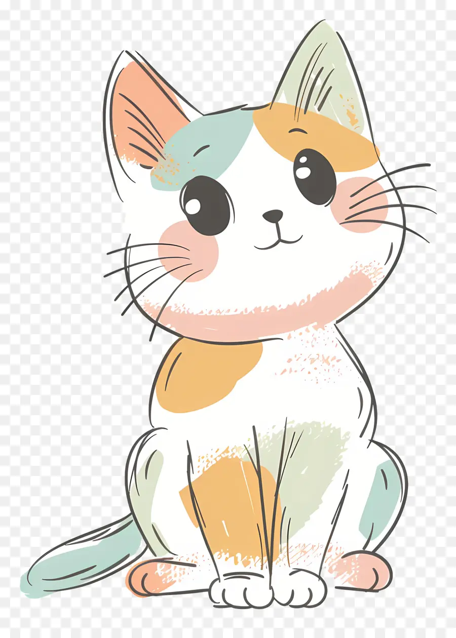 Doodle Gato，Gato PNG