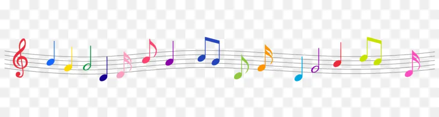 Notas De La Música，Colores PNG