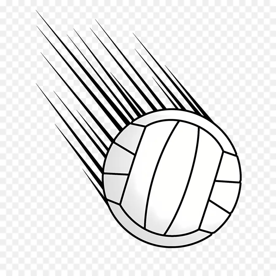 Voleibol，En Blanco Y Negro PNG