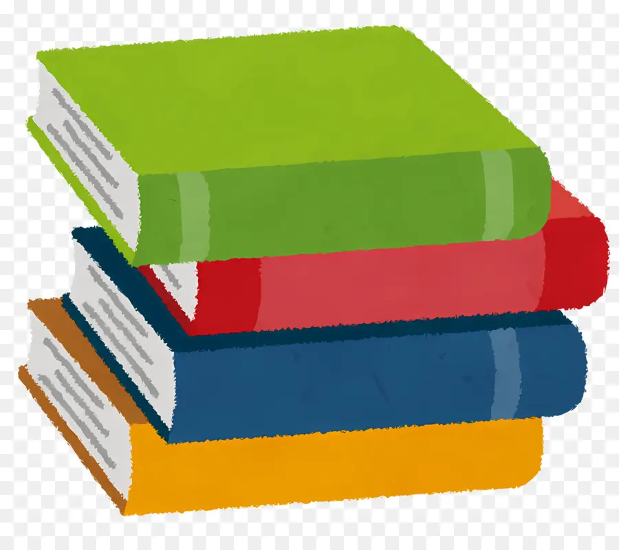 Libros，Apilados PNG