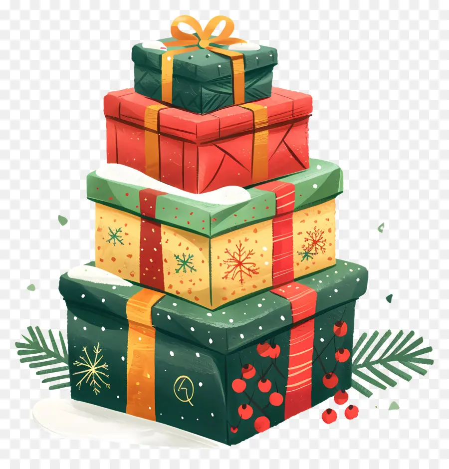 Caja De Regalo，Christmas Presenta PNG