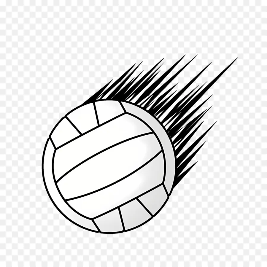 Voleibol，En Blanco Y Negro PNG