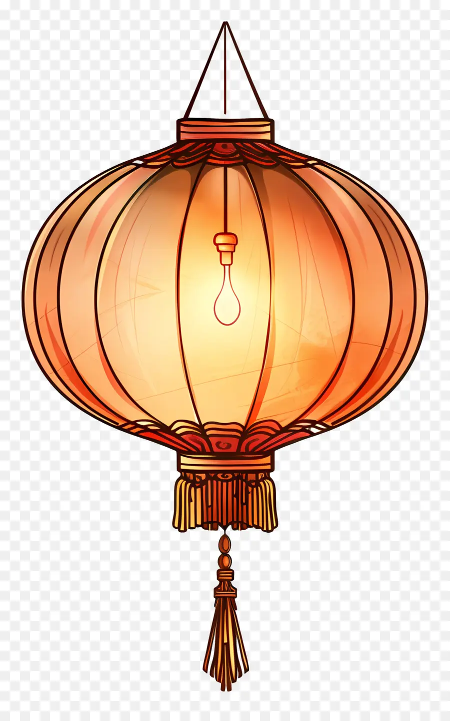 Linterna China，Decoración Linterna PNG