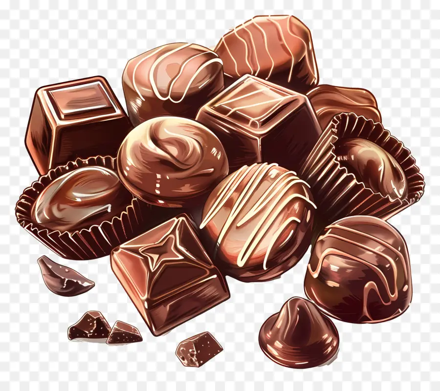 Dulces De Chocolate，Chocolate PNG