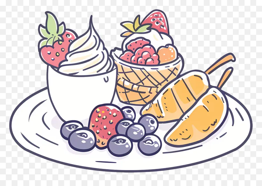 La Comida，Helado PNG