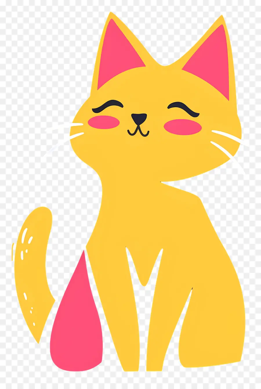 Gato De Dibujos Animados，Lindo Gato Ilustración PNG