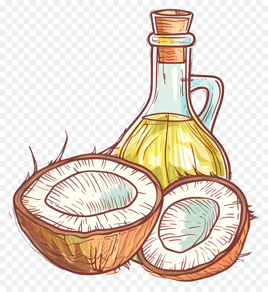 El Aceite De Coco，Coco PNG