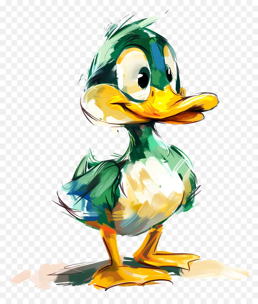 Dibujos Animados De Pato，Personaje Animado PNG