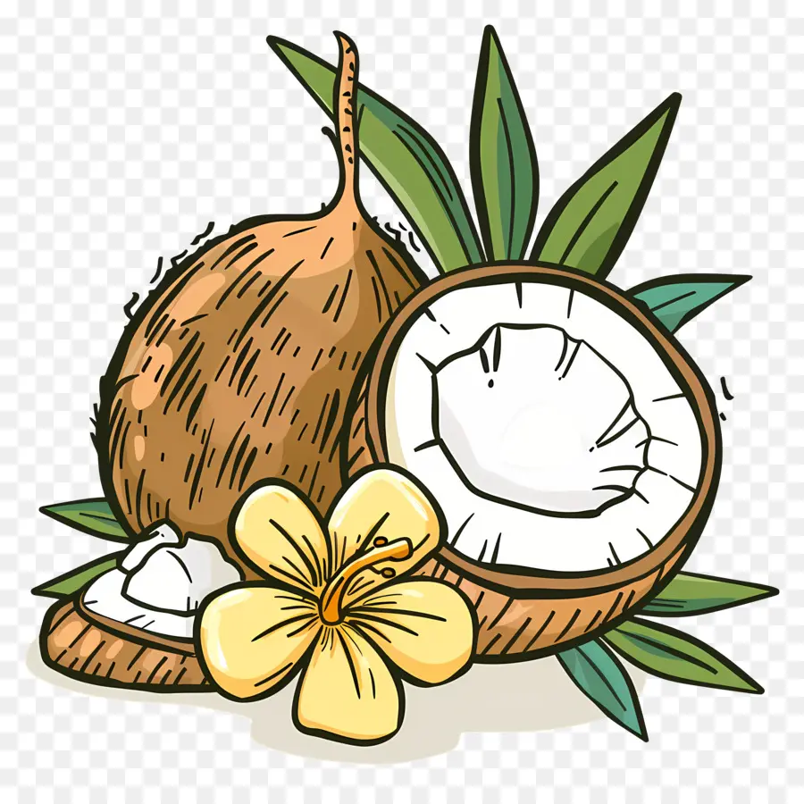 El Aceite De Coco，Coco PNG