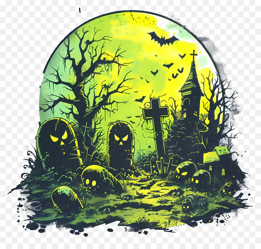 Cementerio De Halloween，Graveyard PNG