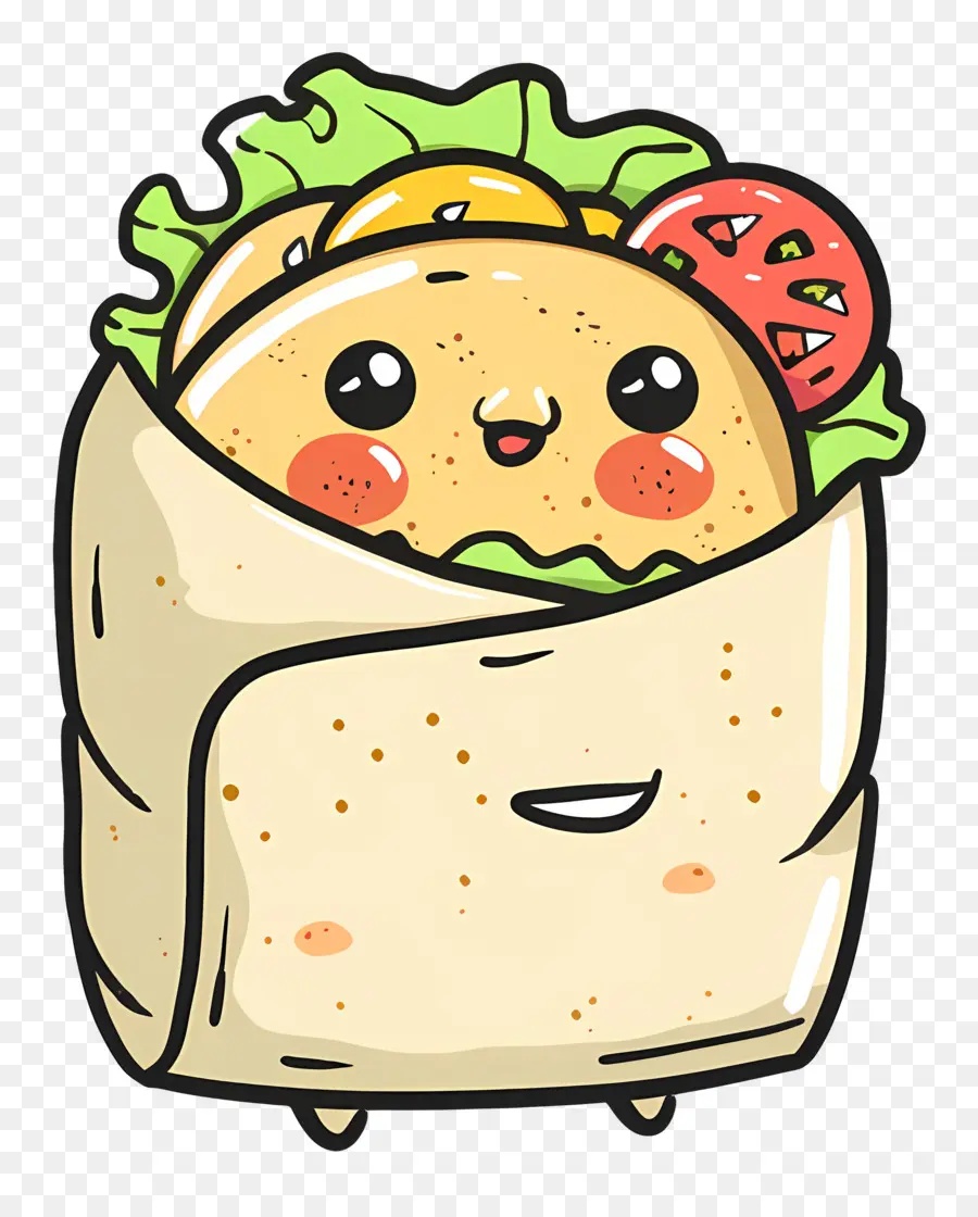 Burrito，Burrito De Gato De Dibujos Animados PNG