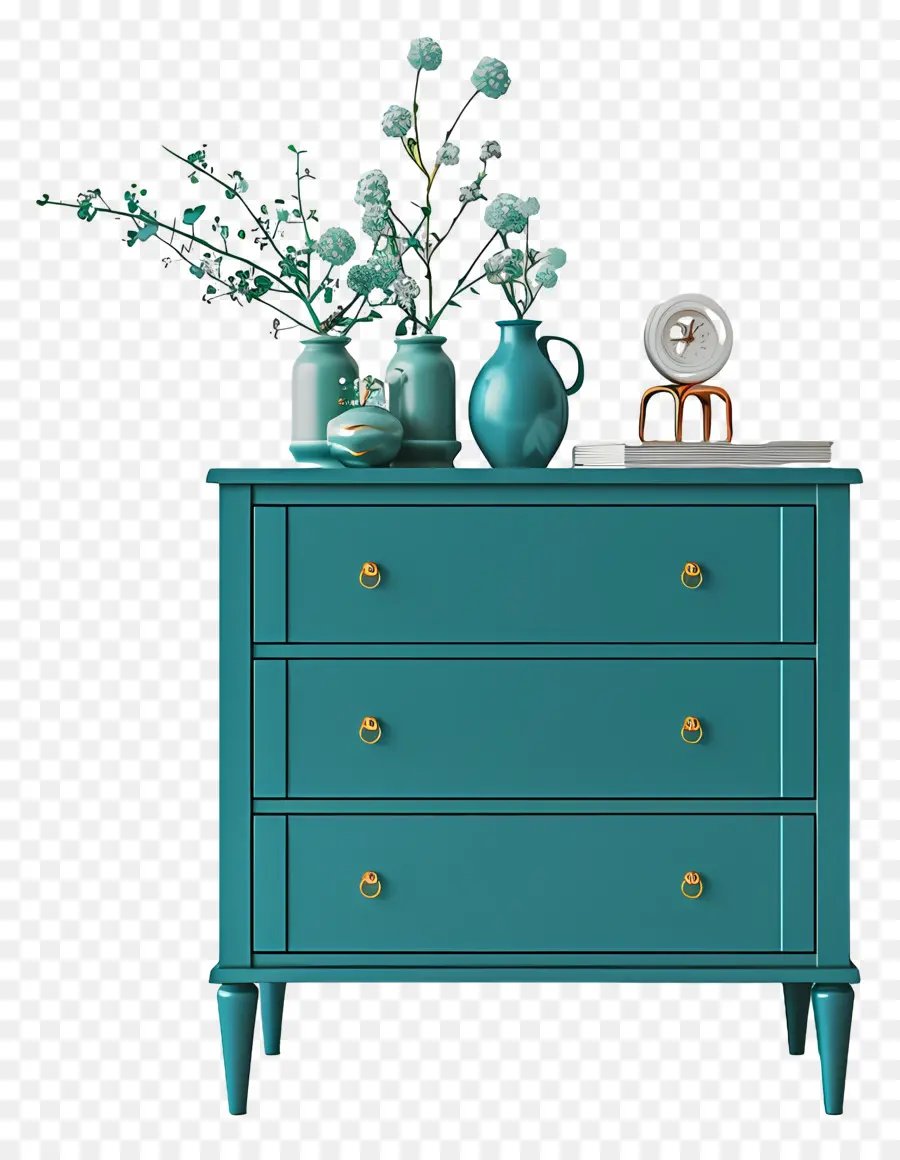 Dresser，Taller De Verde Azulado PNG