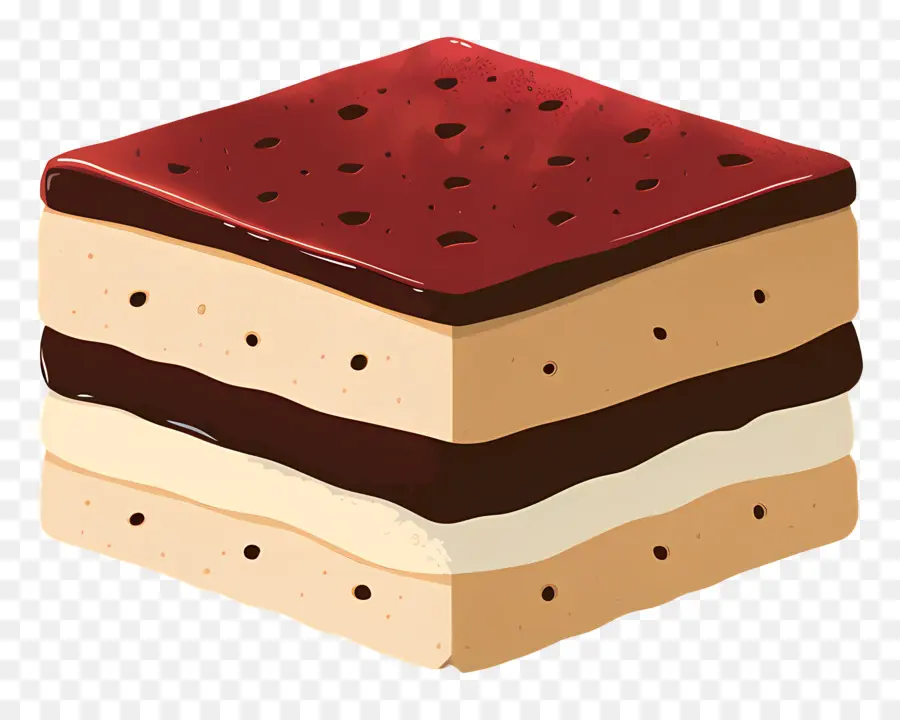 Graham Cracker，Pastel De Chocolate PNG