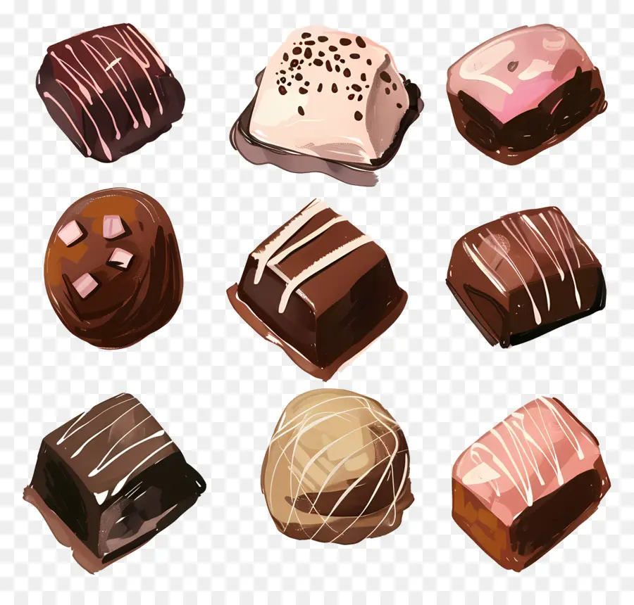 Dulces De Chocolate，Barras De Chocolate PNG