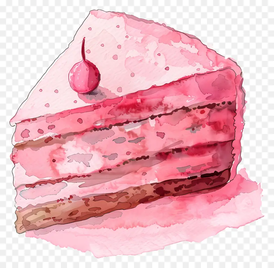 Rosa Pastel，Ilustración Acuarela PNG