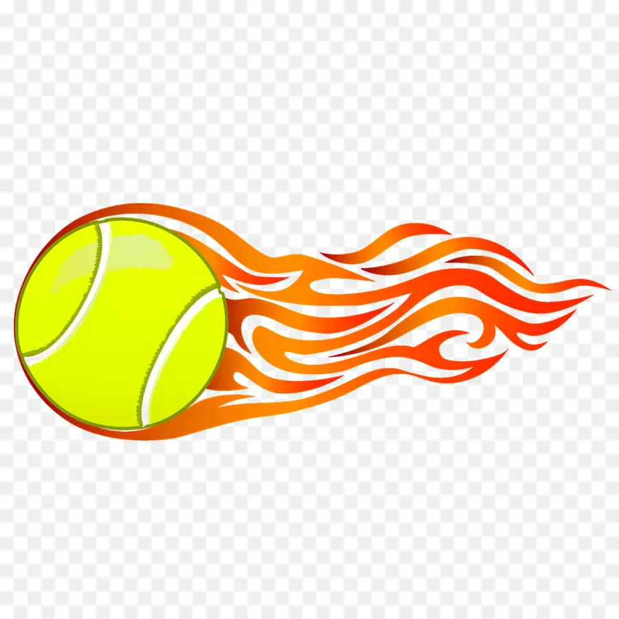 Pelota De Tenis，Fuego PNG