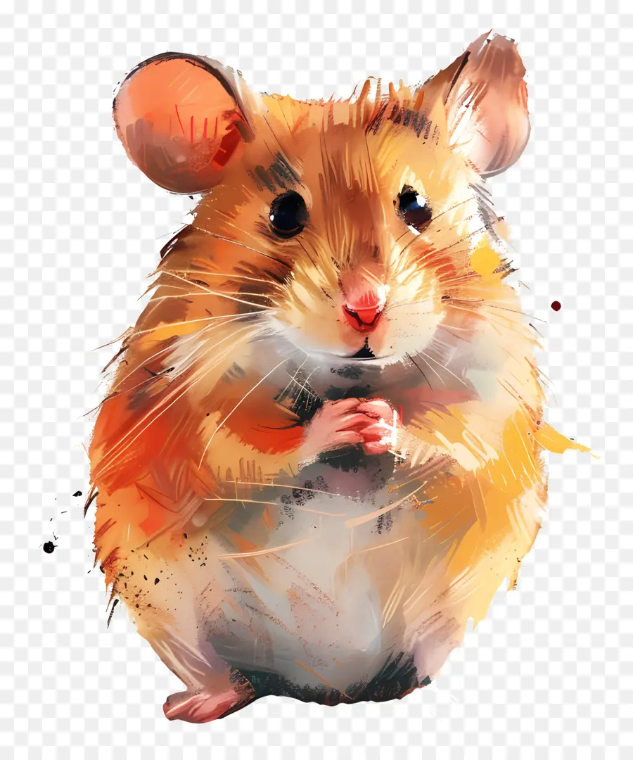 Lindo Ratón，Pintura De Hámster PNG