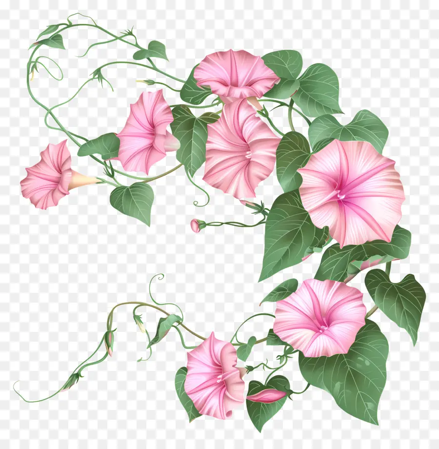 Gloria De La Mañana，Diseño Floral PNG