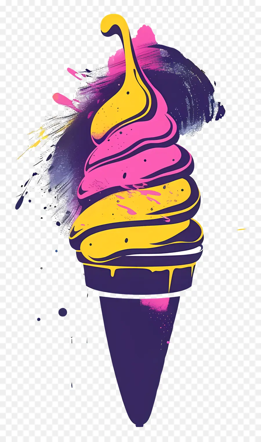 Dibujos Animados De Helado，Cono De Helado PNG