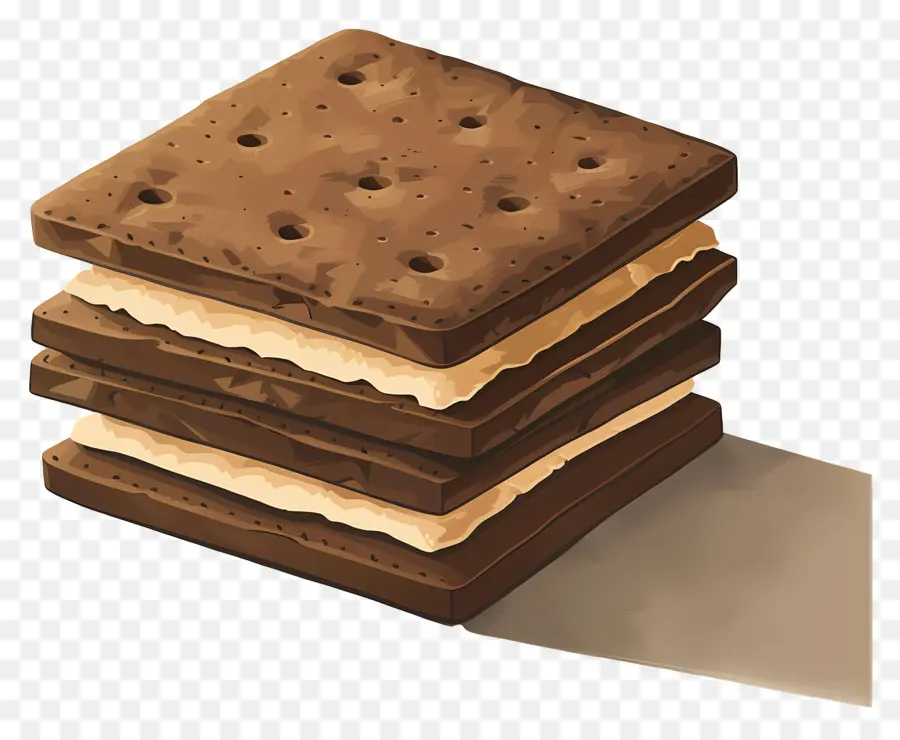 Graham Cracker，Galletas Con Chispas De Chocolate PNG