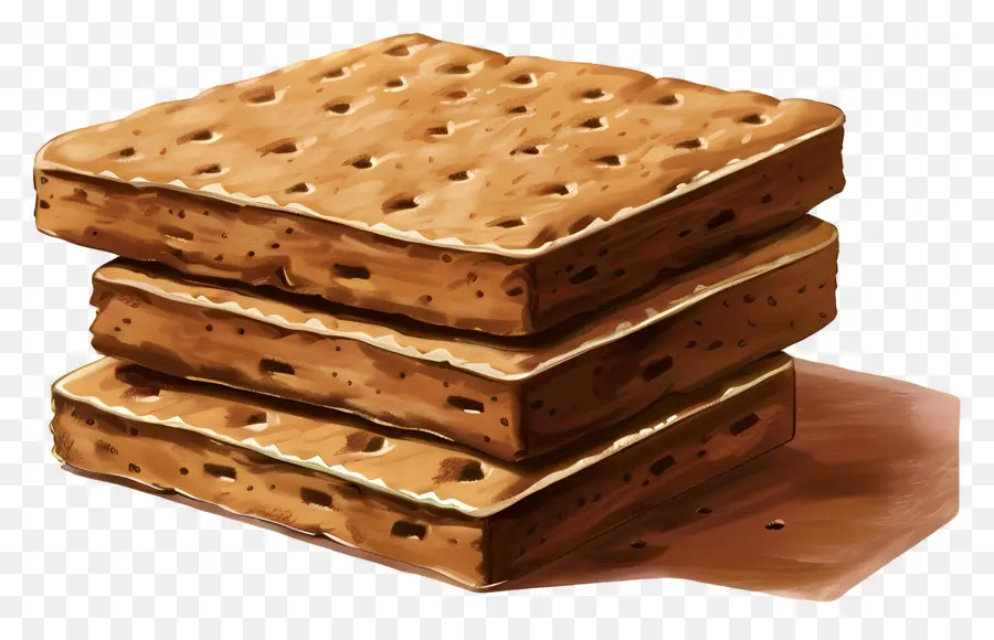 Graham Cracker，Galletas De Azúcar Morena PNG