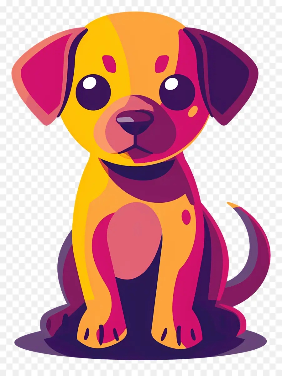 Perro De Dibujos Animados，Ojos Grandes PNG