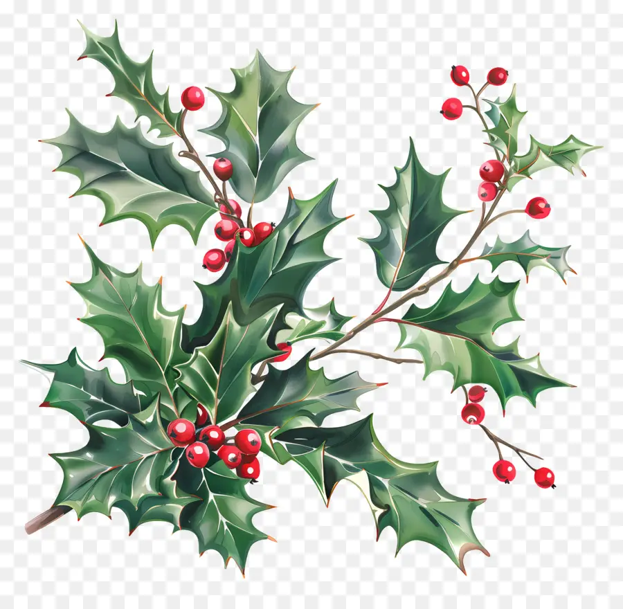 Planta De Acebo De Navidad，Planta De Acebo PNG