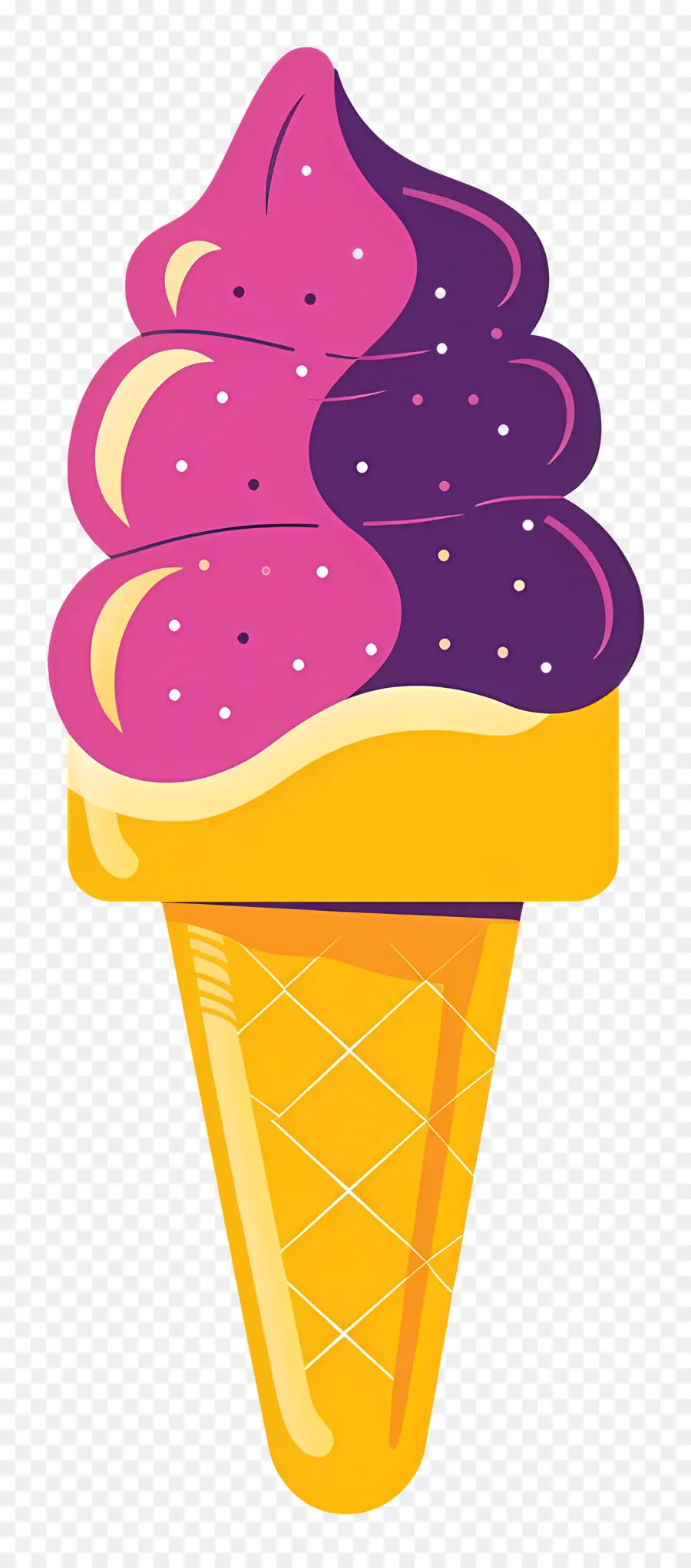 Helado De Dibujos Animados，Cono De Helado PNG