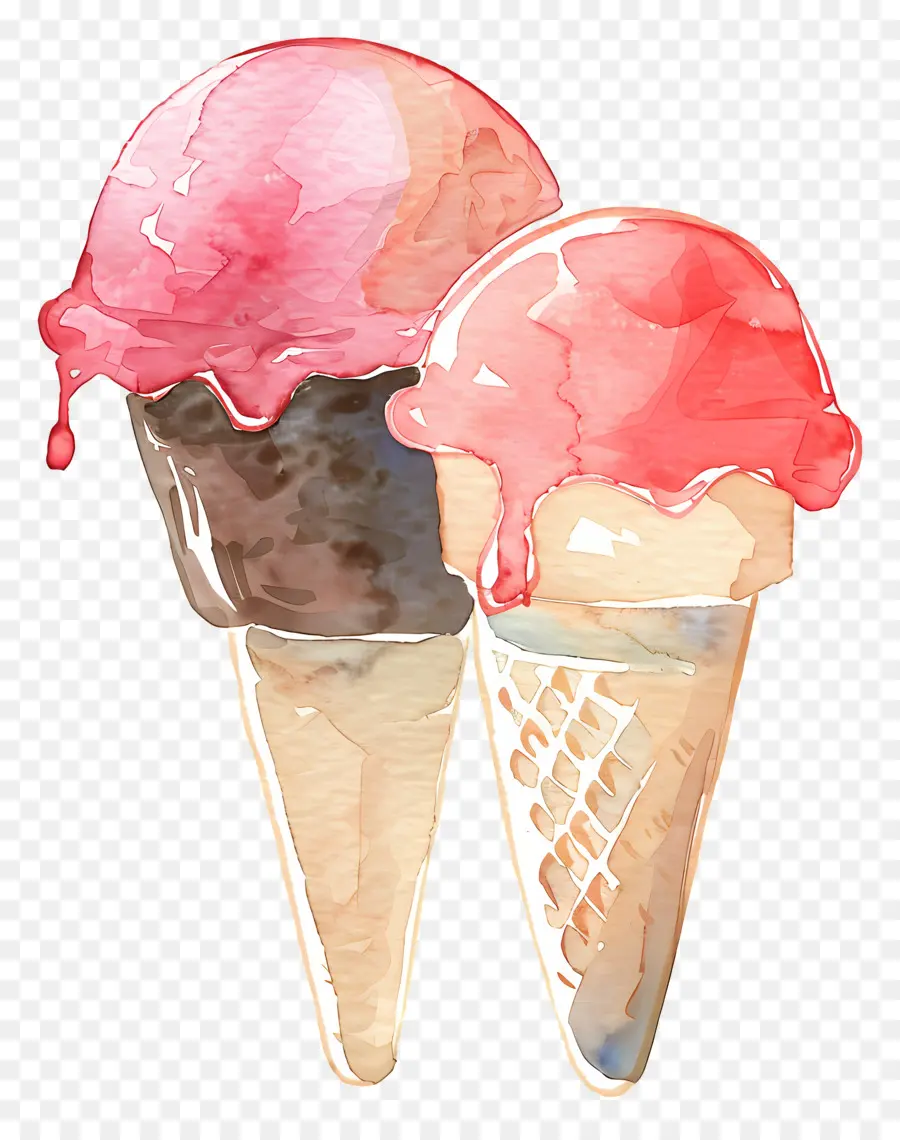 Helado，Conos De Helado PNG