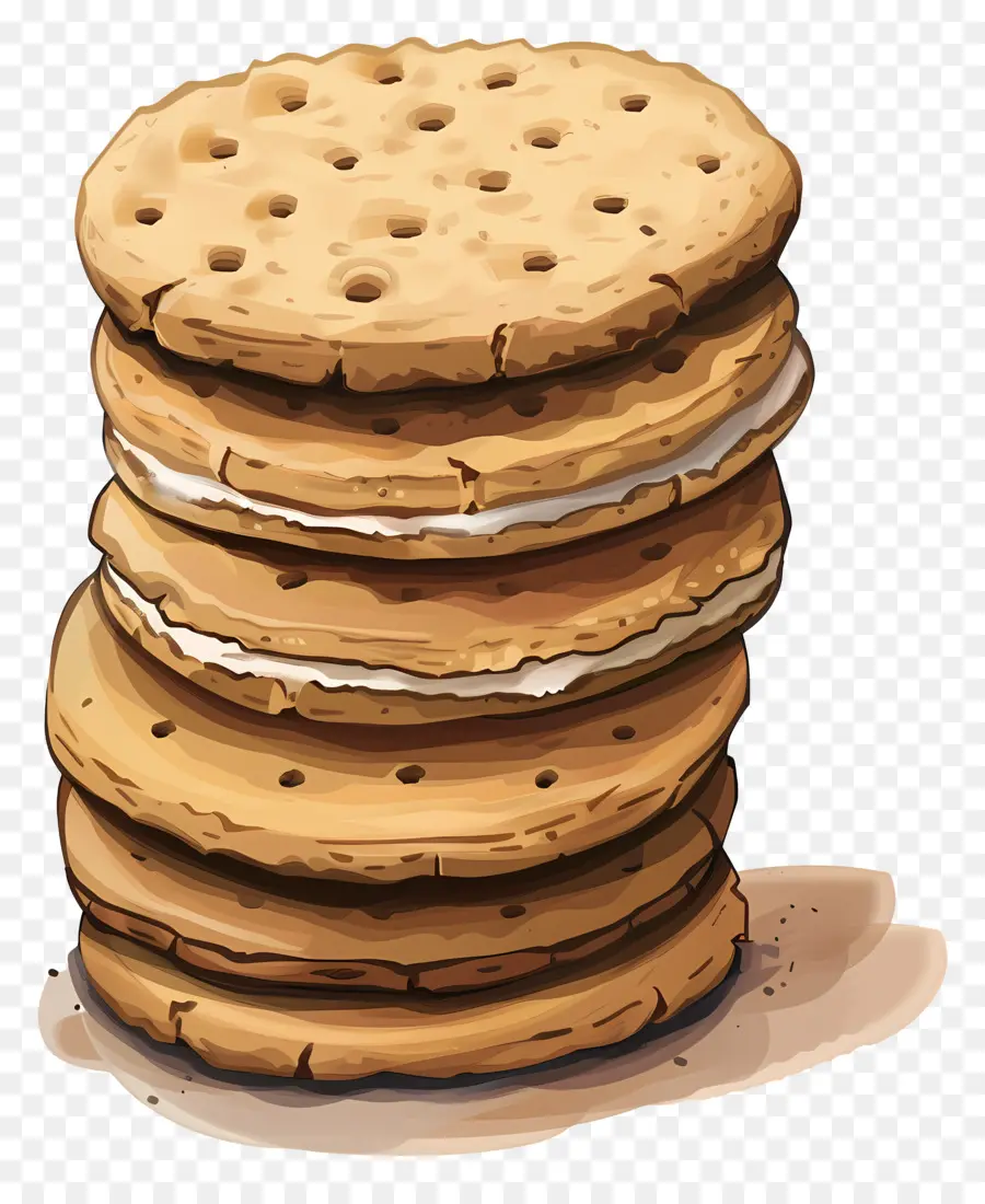 Las Cookies，Galletas Graham PNG