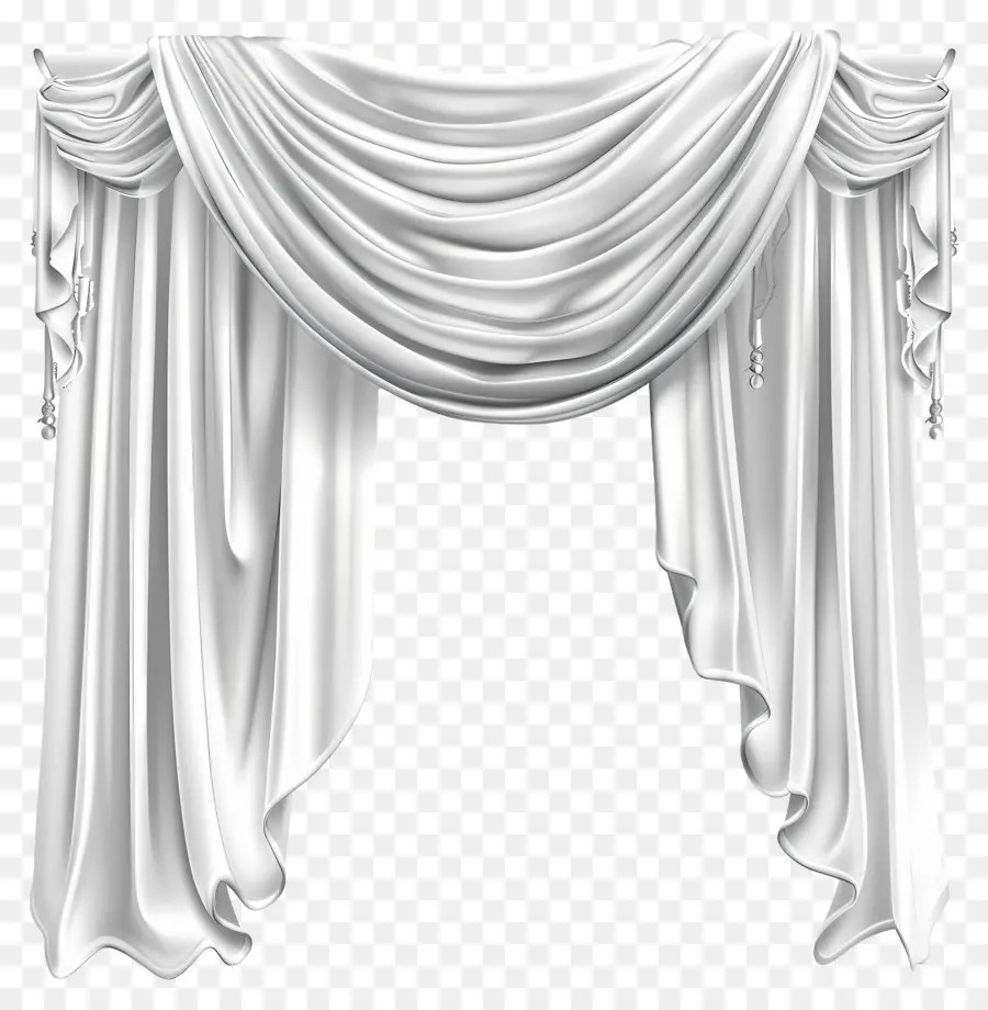 Cortinas Ventosas，Cortina Blanca PNG