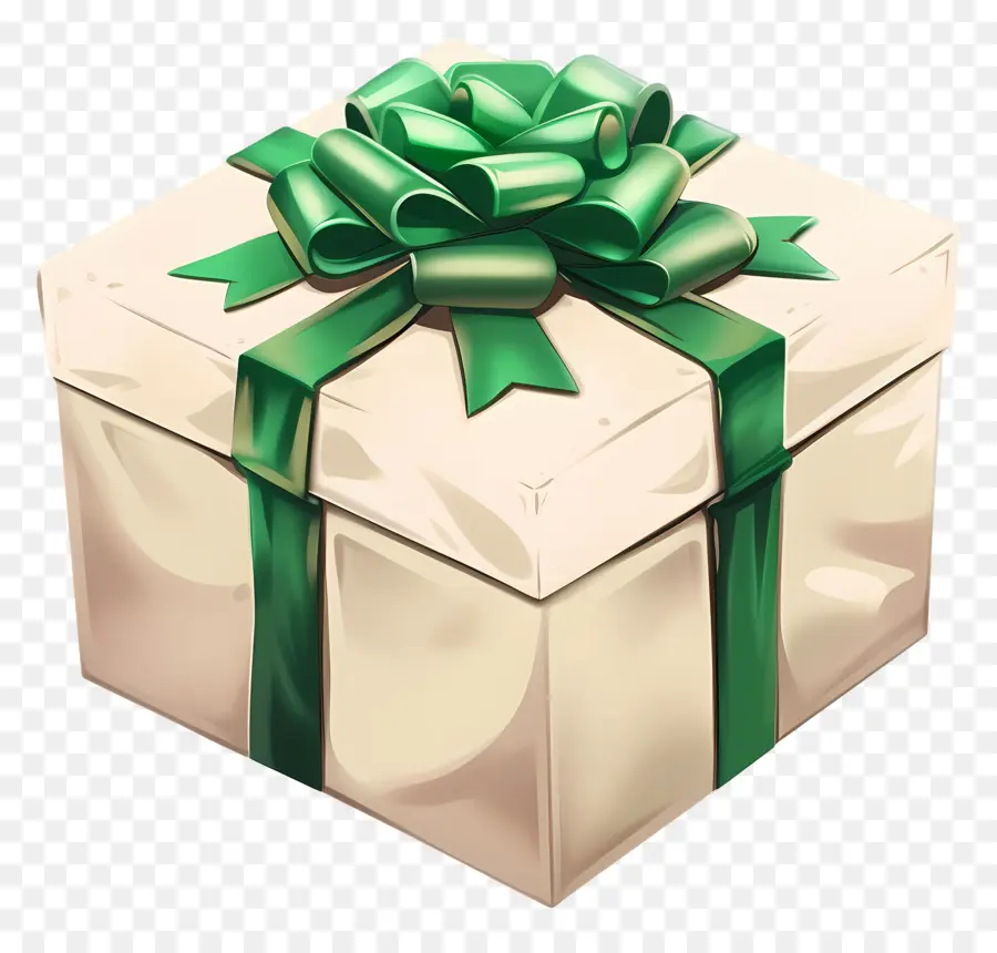 Caja De Regalo，Verde Arco PNG