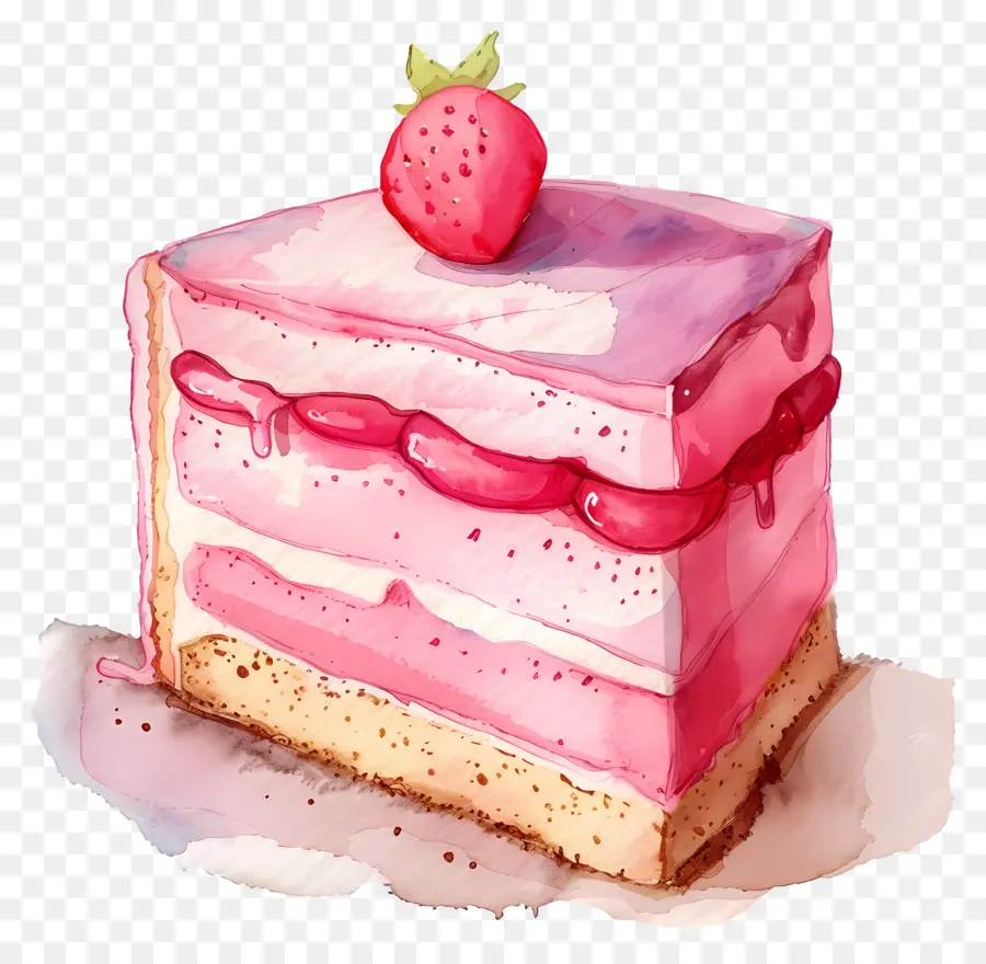 Rosa Pastel，Torta De La Capa PNG