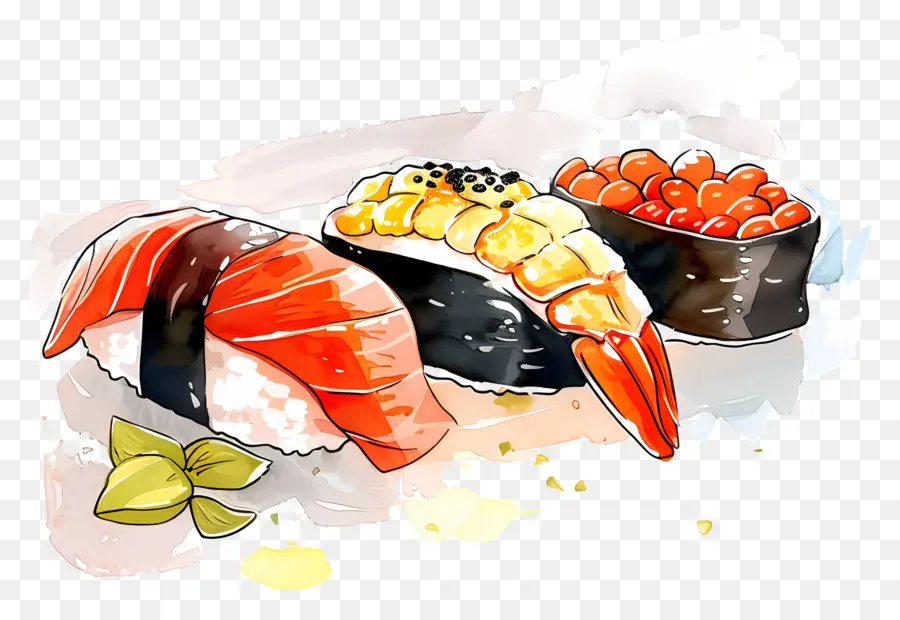 Sushi，Salmón PNG