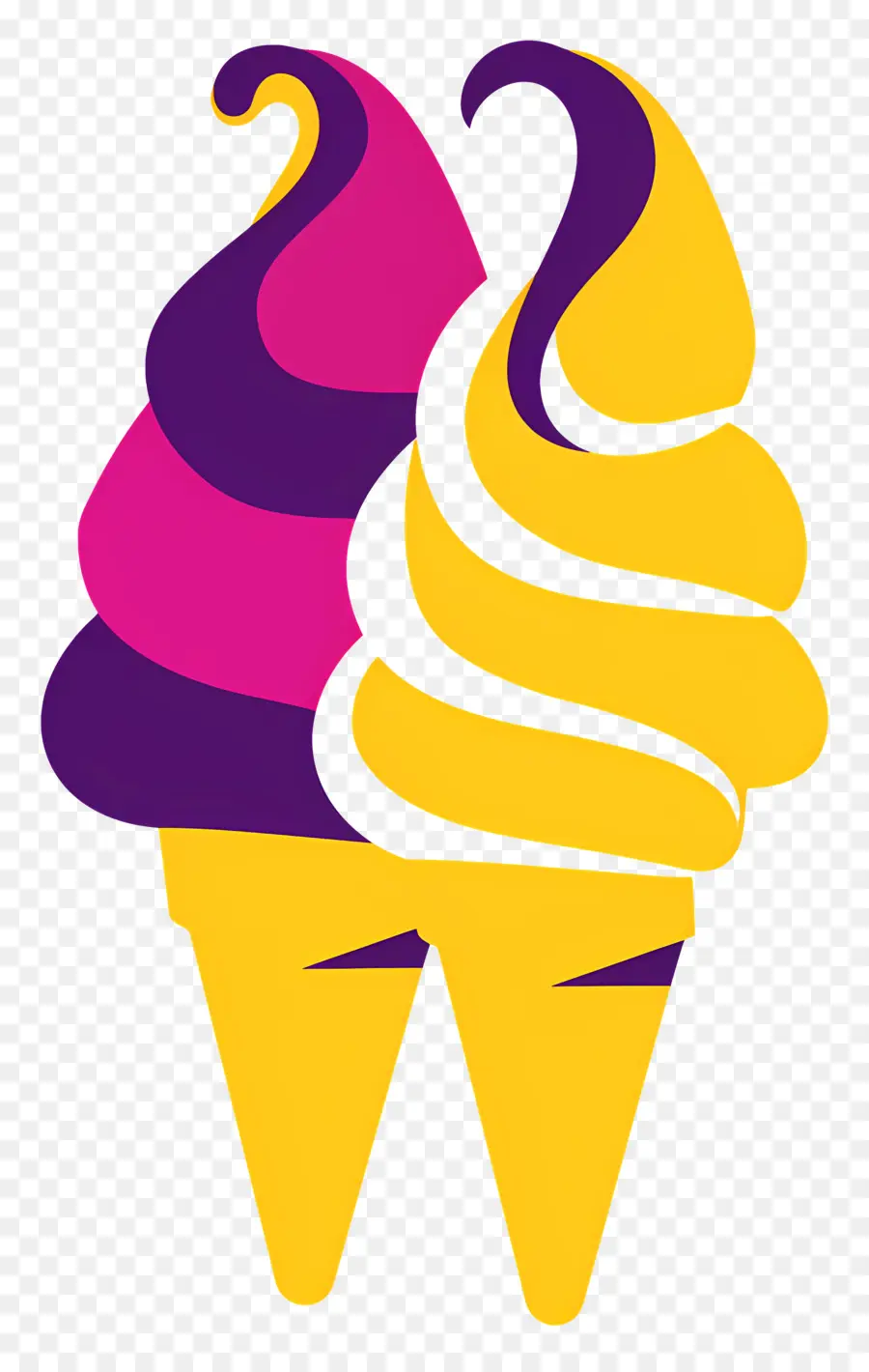 Dibujos Animados De Helado，Conos De Helado PNG